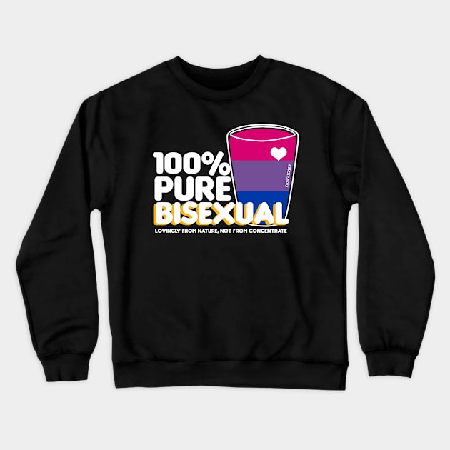 100% You: Bisexual Crewneck Sweatshirt by Jenovasilver